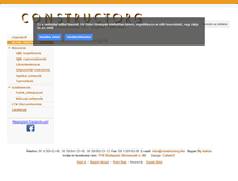 Tablet Screenshot of constructorg.hu